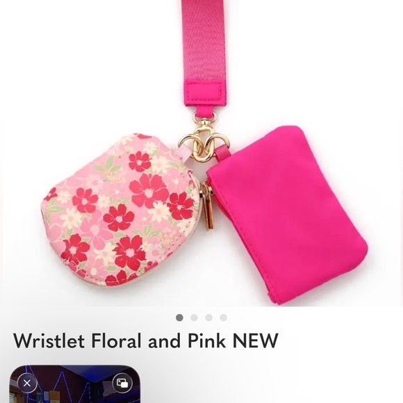 Various (7) Floral and Pink Mini Pouch Set of 2 - Picture 7 of 9